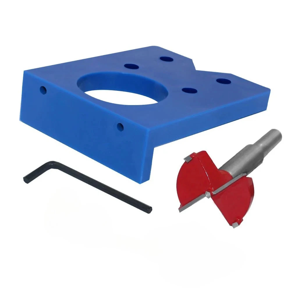 Hinge Hole Drilling Guide For Carpentry 35mm Concealed Hinge Boring Jig Wood Furniture Door Cabinets Hinge Installation Tool
Hinge Hole Drilling Guide For Carpentry 35mm Concealed Hinge Boring Jig Wood Furniture Door Cabinets Hinge Installation Tool