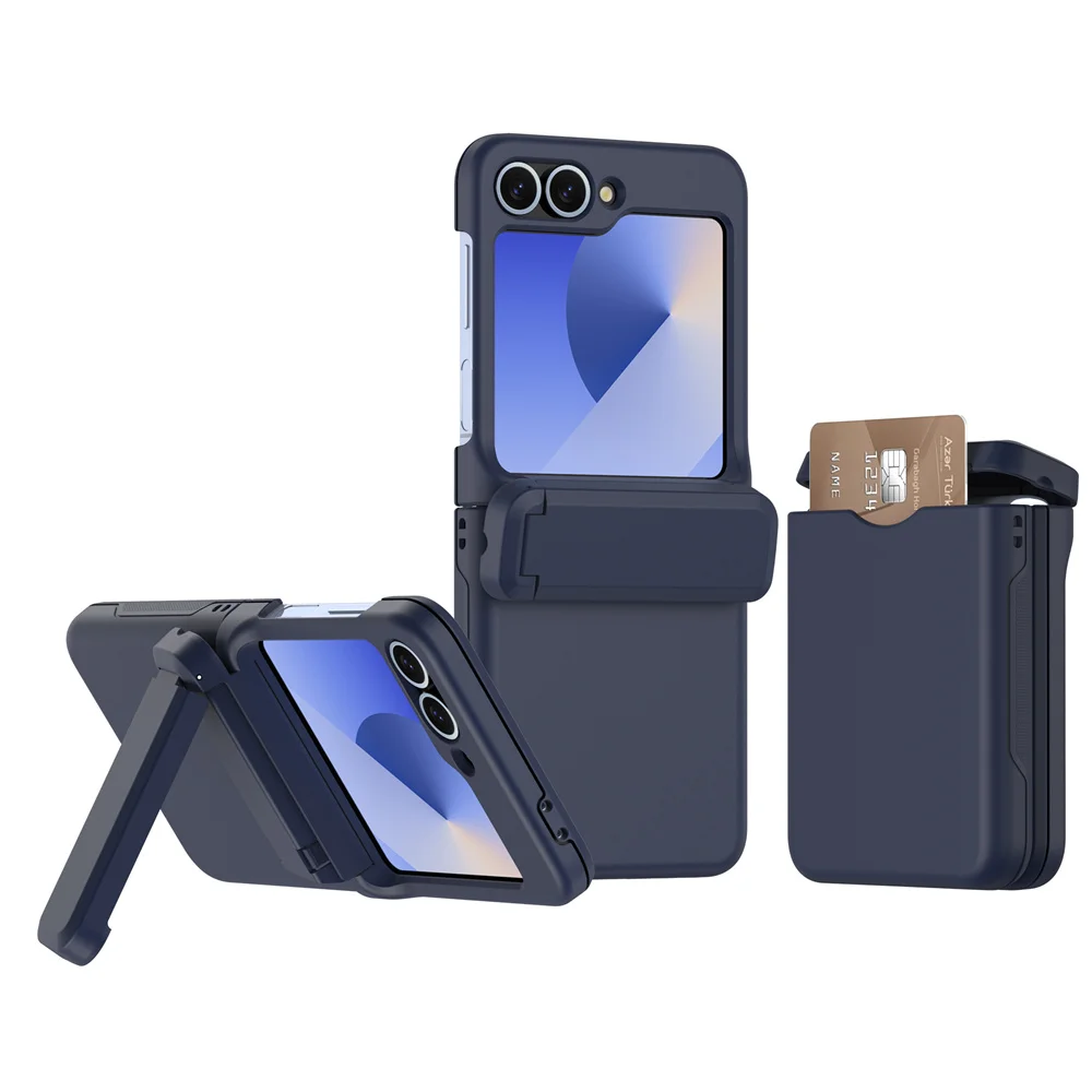 Skin Feeling Plastic Full Hinge with Card Holder Shockproof Protective Cover 8 ColorsPhone Case for Samsung Galaxy Z Flip 6 5 5G
Skin Feeling Plastic Full Hinge with Card Holder Shockproof Protective Cover 8 ColorsPhone Case for Samsung Galaxy Z Flip 6 5 5G
