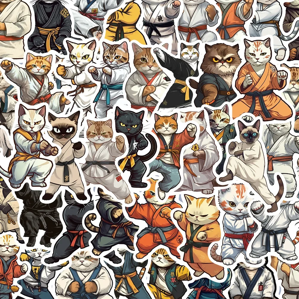 10/30/50PCS Cartoon Animal Kung Fu Meow Personality Graffiti Creative Sticker Refrigerator Notebook Guitar Waterproof Wholesale
10/30/50PCS Cartoon Animal Kung Fu Meow Personality Graffiti Creative Sticker Refrigerator Notebook Guitar Waterproof Wholesale