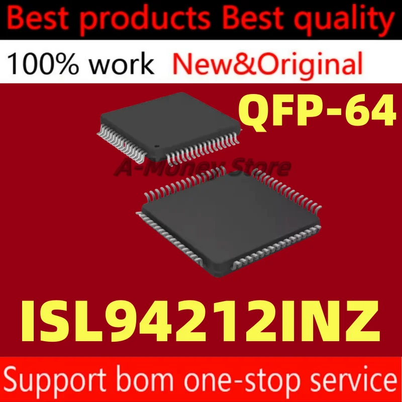 (1-2pcs) ISL942121NZ ISL94212 ISL94212INZ ISL94212INZ-T QFP-64
(1-2pcs) ISL942121NZ ISL94212 ISL94212INZ ISL94212INZ-T QFP-64