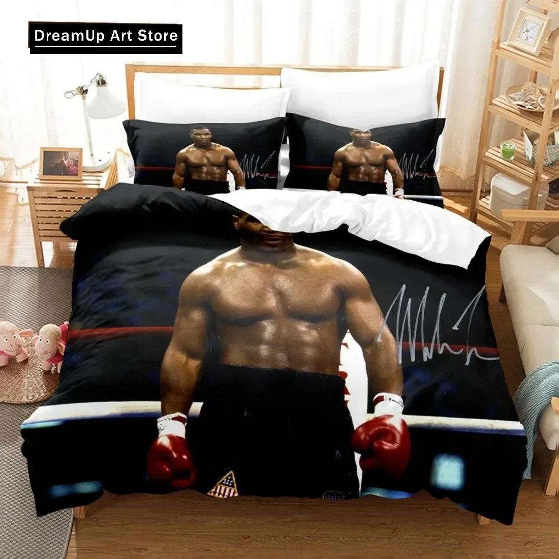 3D Print Boxing Bedding Set Duvet Cover Bed Set Quilt Cover Twin Single Queen King Size Boys Adult Home Textile Decor
3D Print Boxing Bedding Set Duvet Cover Bed Set Quilt Cover Twin Single Queen King Size Boys Adult Home Textile Decor