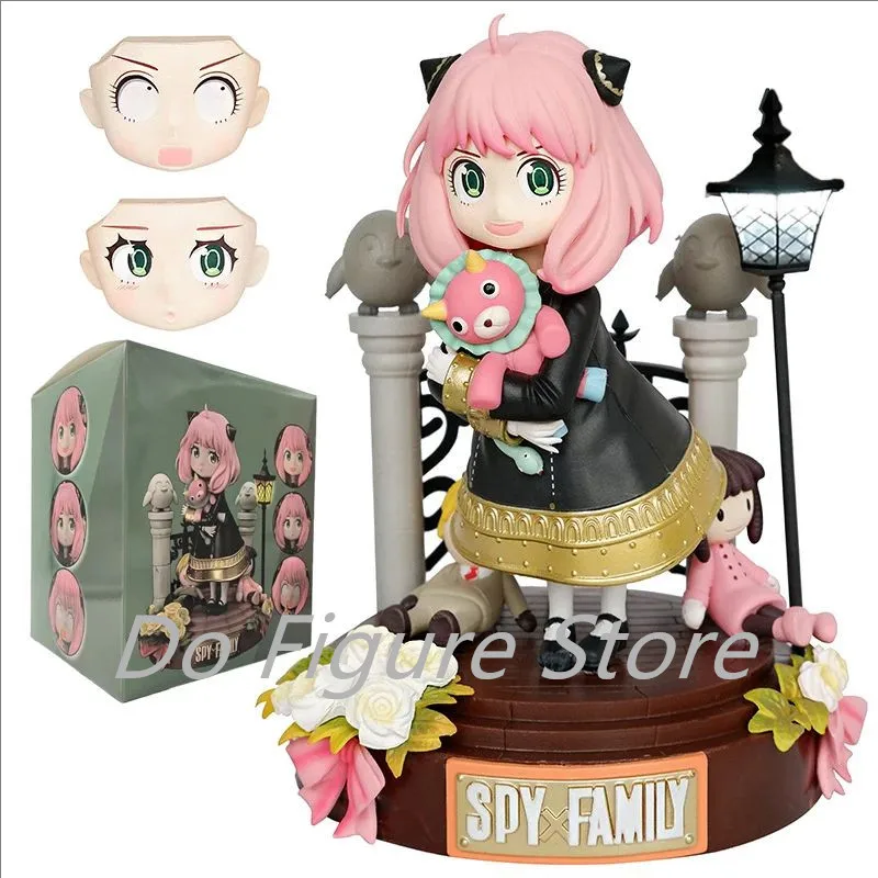 19cm Anime SPY×FAMILY Figures GK Anya Forger Action Figures Lighted Changeable Faces PVC Collection Model Toys Ornamen Gifts
19cm Anime SPY×FAMILY Figures GK Anya Forger Action Figures Lighted Changeable Faces PVC Collection Model Toys Ornamen Gifts