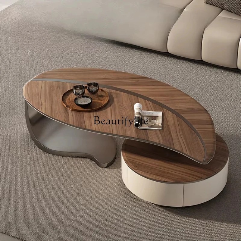 Minimalist modern solid wood rock slab creative special-shaped small apartment living room household coffee table
Minimalist modern solid wood rock slab creative special-shaped small apartment living room household coffee table