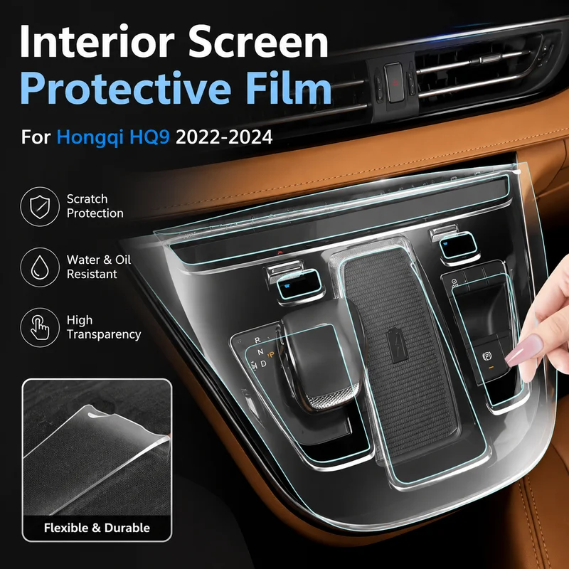 Interior Screen Protective Film Car Accessories For Hongqi HQ9 2022-2024 Central Control Display Cover, Replacement Parts
Interior Screen Protective Film Car Accessories For Hongqi HQ9 2022-2024 Central Control Display Cover, Replacement Parts