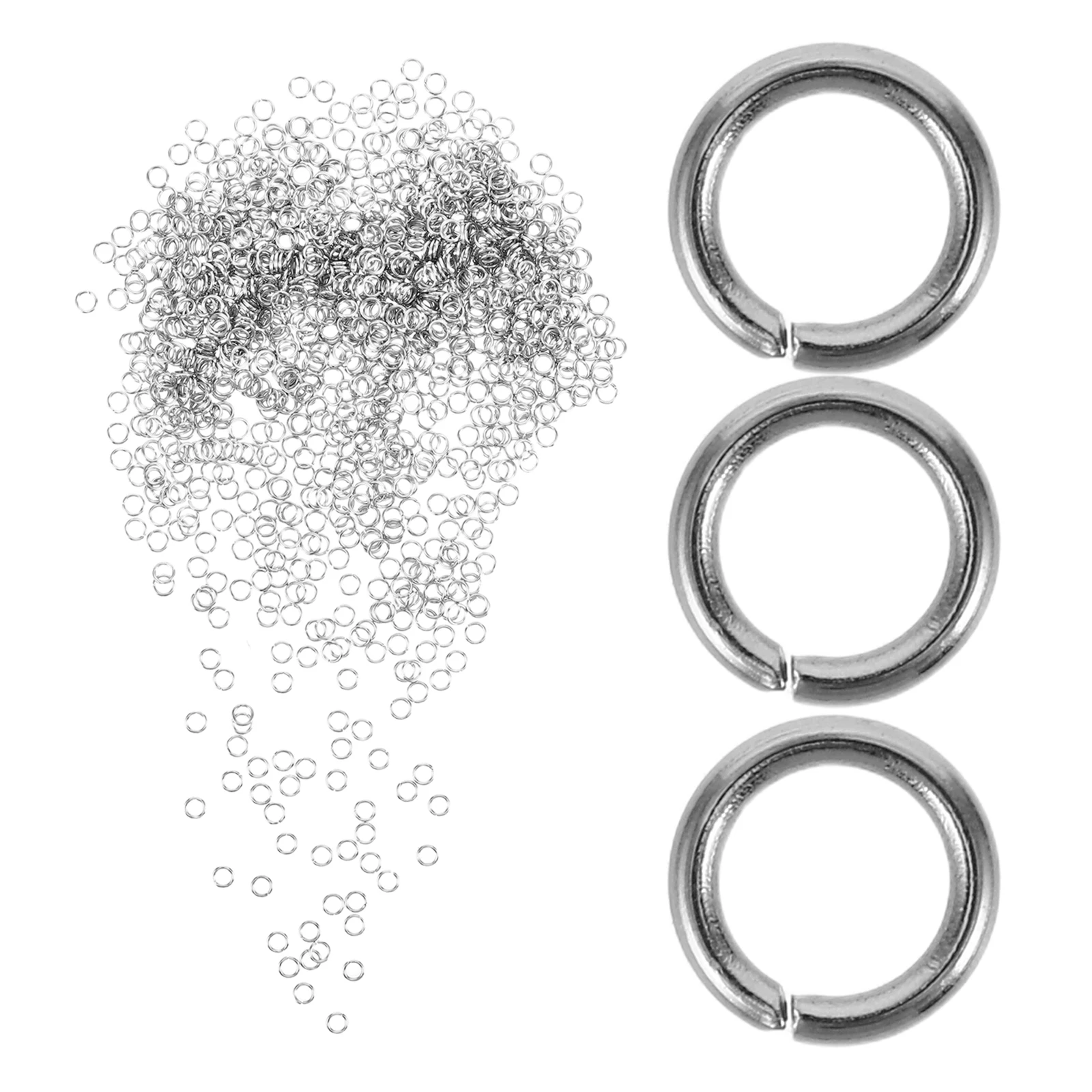 1000 pcs Stainless Steel Jewelry Accessories Durable Flat Craft Rings for Bracelet Necklace Smooth Silver Beading Connectors
1000 pcs Stainless Steel Jewelry Accessories Durable Flat Craft Rings for Bracelet Necklace Smooth Silver Beading Connectors