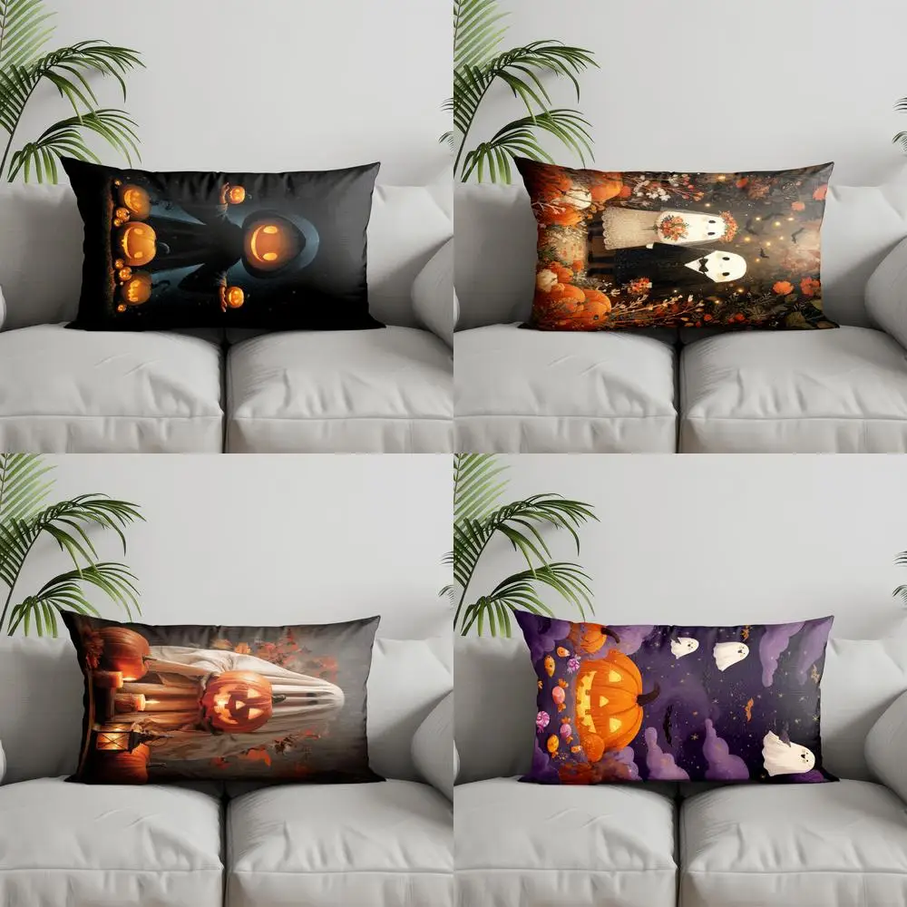 Home Decor Halloween Ghosts and Pumpkins Suitable For Sofa Bedroom Car Pillow Cover Cushion Rectangular Back Cushion
Home Decor Halloween Ghosts and Pumpkins Suitable For Sofa Bedroom Car Pillow Cover Cushion Rectangular Back Cushion