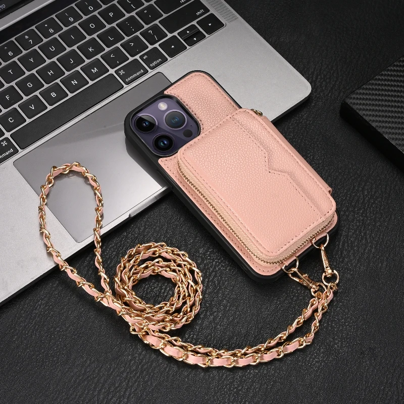 Shoulder Strap With Mirror Wallet Card Phone Case For iPhone 15 14 Plus 13 Pro Max 360 ° Full Protection Phone Cover
Shoulder Strap With Mirror Wallet Card Phone Case For iPhone 15 14 Plus 13 Pro Max 360 ° Full Protection Phone Cover