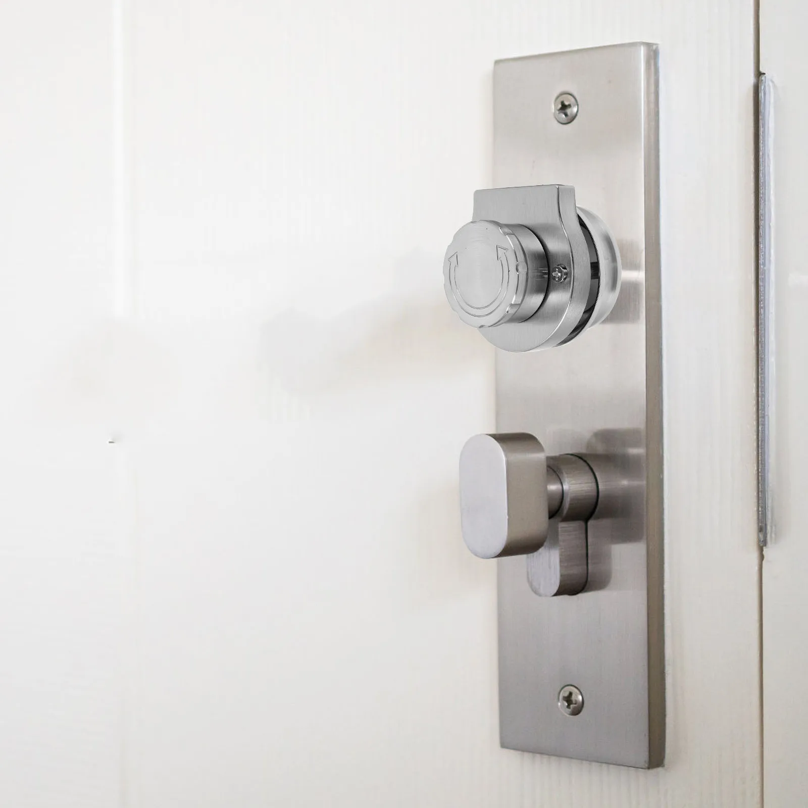 Индикатор дверного замка из нержавеющей стали с красно-зеленым вакантным сигналом для ванной комнаты, туалета, перегородки, конфиденциальности 
Индикатор дверного замка из нержавеющей стали с красно-зеленым вакантным сигналом для ванной комнаты, туалета, перегородки, конфиденциальности