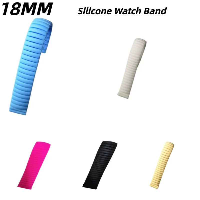 Wholesale 20PCS/Lot 18MM Elastic Silicone Watch Bands Straps Black Beige White Blue Rose Red Compatible With Most Wristwatches
Wholesale 20PCS/Lot 18MM Elastic Silicone Watch Bands Straps Black Beige White Blue Rose Red Compatible With Most Wristwatches