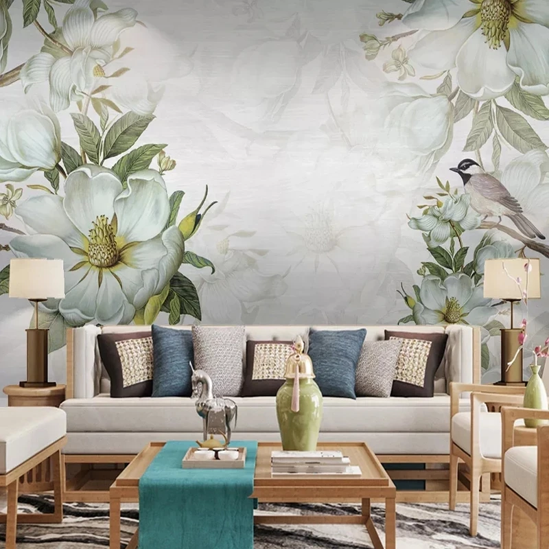 Customized Mural Wallpaper 3D Hand-painted Flowers Bird Living room sofa TV background wall bedroom restaurant study photo Hotel
Customized Mural Wallpaper 3D Hand-painted Flowers Bird Living room sofa TV background wall bedroom restaurant study photo Hotel