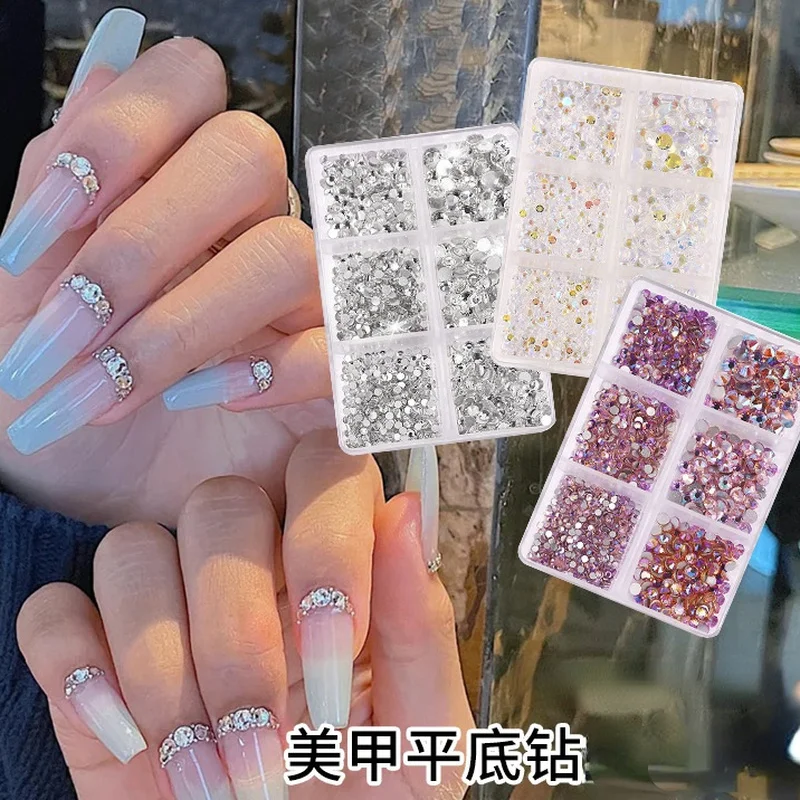New Multi-Size Nail Rhinestones 3D Crystal AB DIY Nail Art Decorations Crystal Diamond Gem 3D Glitter Nail Beauty
New Multi-Size Nail Rhinestones 3D Crystal AB DIY Nail Art Decorations Crystal Diamond Gem 3D Glitter Nail Beauty