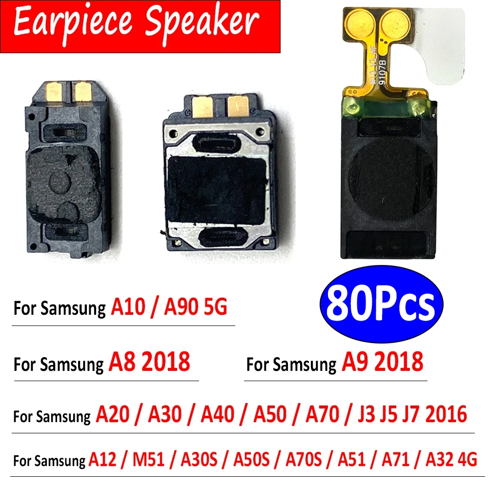 80Pcs, Ear Earpiece Speaker Flex Replacement Part For Samsung A10 A12 A20 A50S A51 A70S A71 M51 A30S A90 A32 4G 5G J3 J5 J7 A8
80Pcs, Ear Earpiece Speaker Flex Replacement Part For Samsung A10 A12 A20 A50S A51 A70S A71 M51 A30S A90 A32 4G 5G J3 J5 J7 A8