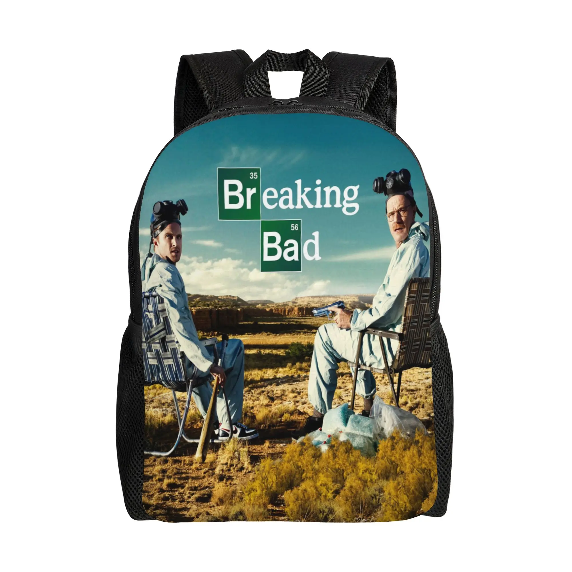 Breaking Walter Jesse Bad Backpack Cool Student Business Daypack Bryan Cranston Aaron Paul Laptop Canvas Bags with Pocket
Breaking Walter Jesse Bad Backpack Cool Student Business Daypack Bryan Cranston Aaron Paul Laptop Canvas Bags with Pocket