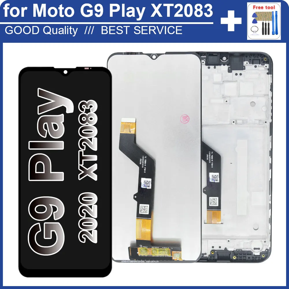 6.5" LCD for Motorola Moto G9 Play 2020 XT2083 LCD Touch Screen Digitizer Assembly Replacement for Moto G9 Play XT2083-1 LCD
6.5" LCD for Motorola Moto G9 Play 2020 XT2083 LCD Touch Screen Digitizer Assembly Replacement for Moto G9 Play XT2083-1 LCD