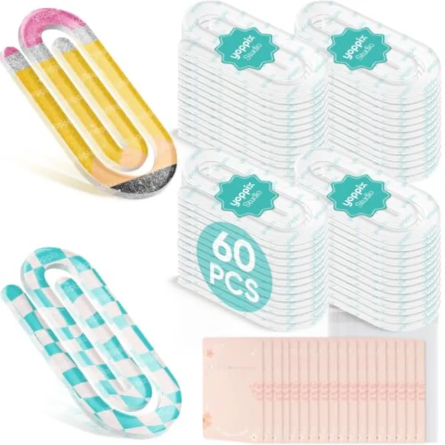 Sublimation Paper Clips Blanks Bulk Jumbo Sublimation Acrylic Paperclip Bookmark Clips with Pcs Back Card for Heat Transfer DIY
Sublimation Paper Clips Blanks Bulk Jumbo Sublimation Acrylic Paperclip Bookmark Clips with Pcs Back Card for Heat Transfer DIY