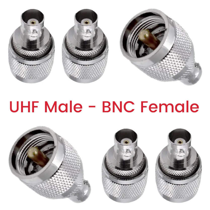 Адаптер антенного коаксиального разъема BNC-UHF (гнездо-штекер), прямой преобразователь RF-сигнала
Адаптер антенного коаксиального разъема BNC-UHF (гнездо-штекер), прямой преобразователь RF-сигнала