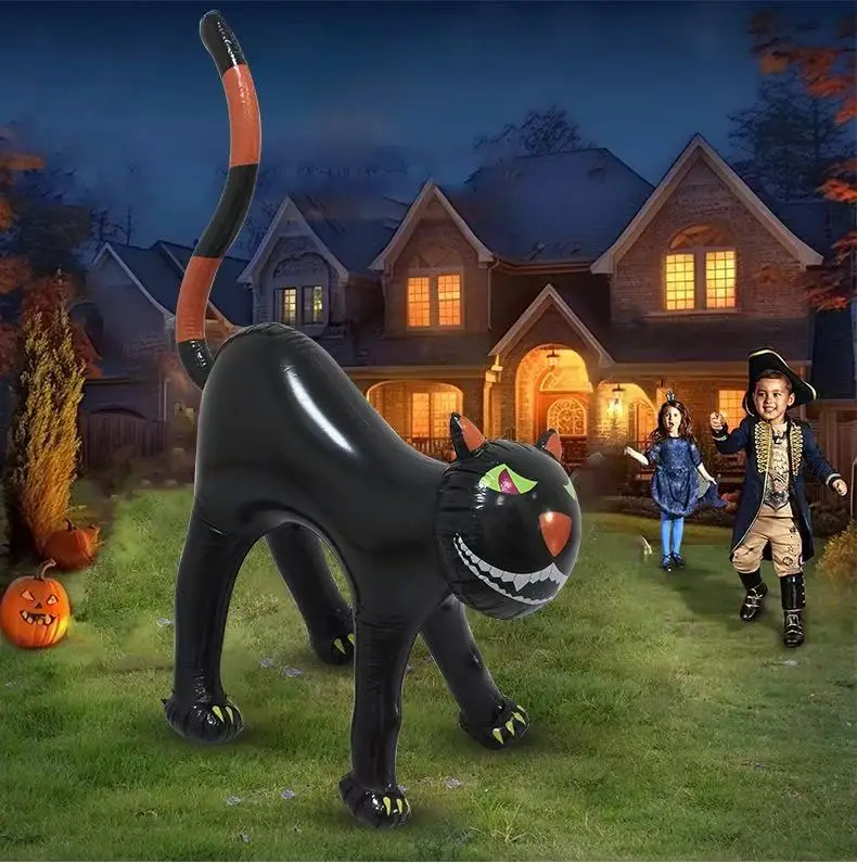2025 Inflatable Black Cat Model for Halloween Decorations Creative Novelty Home Garden Yard Animals Figurer Kids Event Gifts
2025 Inflatable Black Cat Model for Halloween Decorations Creative Novelty Home Garden Yard Animals Figurer Kids Event Gifts