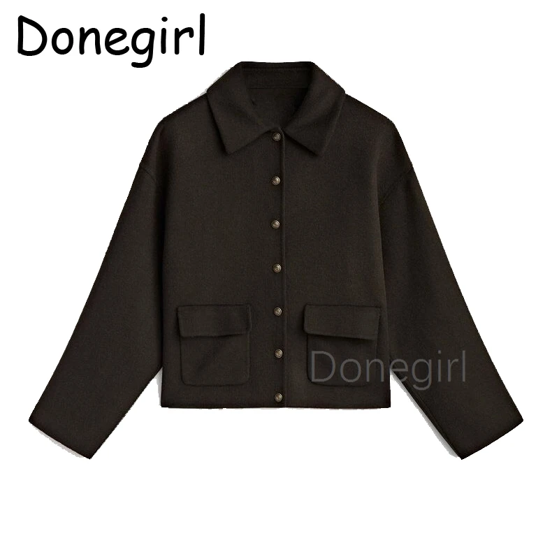 Fashion Single Breasted Lapel Solid Wool Blends Jackets Woman New Long Sleeve Quilted Coat Autumn Female Office Street Outerwear
Fashion Single Breasted Lapel Solid Wool Blends Jackets Woman New Long Sleeve Quilted Coat Autumn Female Office Street Outerwear