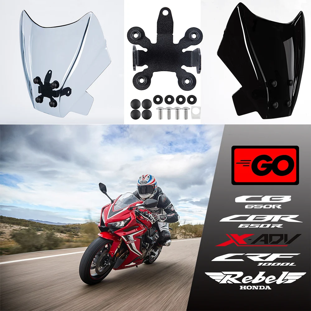 Motorcycle Wind Deflector Removable Motorbike Windshield Protection Screen Protector For For Honda CBR650R 2019-2022 Accessories
Motorcycle Wind Deflector Removable Motorbike Windshield Protection Screen Protector For For Honda CBR650R 2019-2022 Accessories