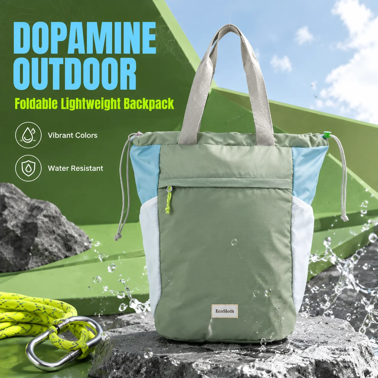  EcoSloth Lightweight Foldable Handbag Waterproof Foldable Travel Backpack Large Capacity Outdoor Day Bag Men's Edition
EcoSloth Lightweight Foldable Handbag Waterproof Foldable Travel Backpack Large Capacity Outdoor Day Bag Men's Edition