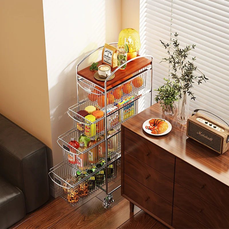 Hxl 304 stainless steel snack organizer - multi-purpose corner cart with tiered storage
Hxl 304 stainless steel snack organizer - multi-purpose corner cart with tiered storage