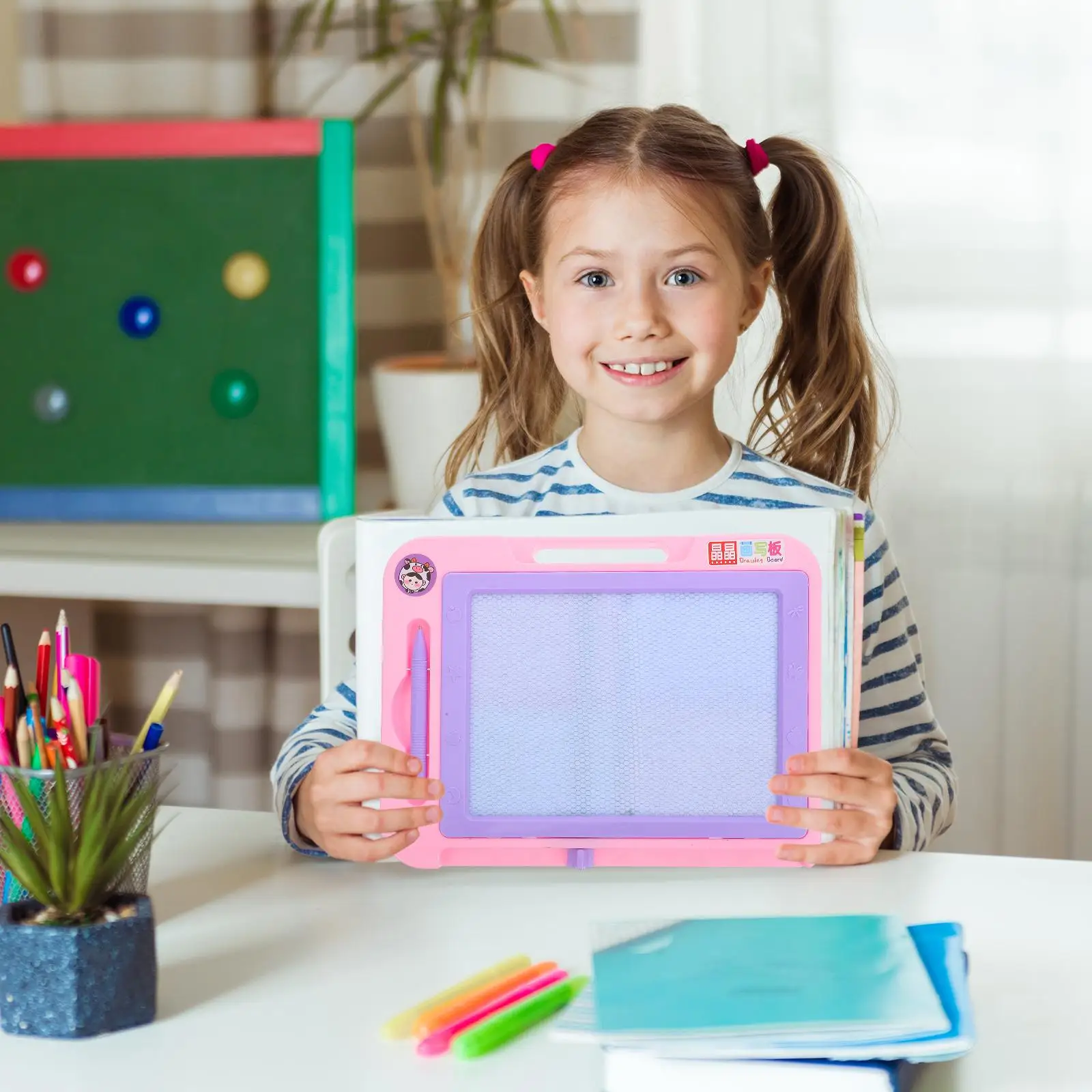 Kids Drawing Pad Magnetic Writing Table Taste Blue Educational Doodle Board Child
Kids Drawing Pad Magnetic Writing Table Taste Blue Educational Doodle Board Child