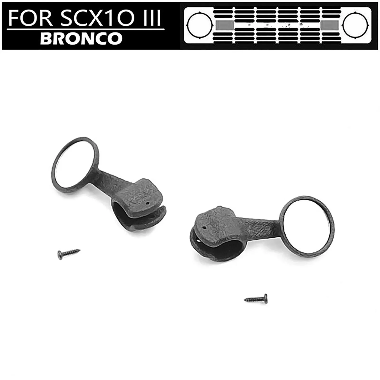 Simulation Black Nylon Rearview Mirror For SCX10 III BRONCO RC Car Servo Accessories
Simulation Black Nylon Rearview Mirror For SCX10 III BRONCO RC Car Servo Accessories