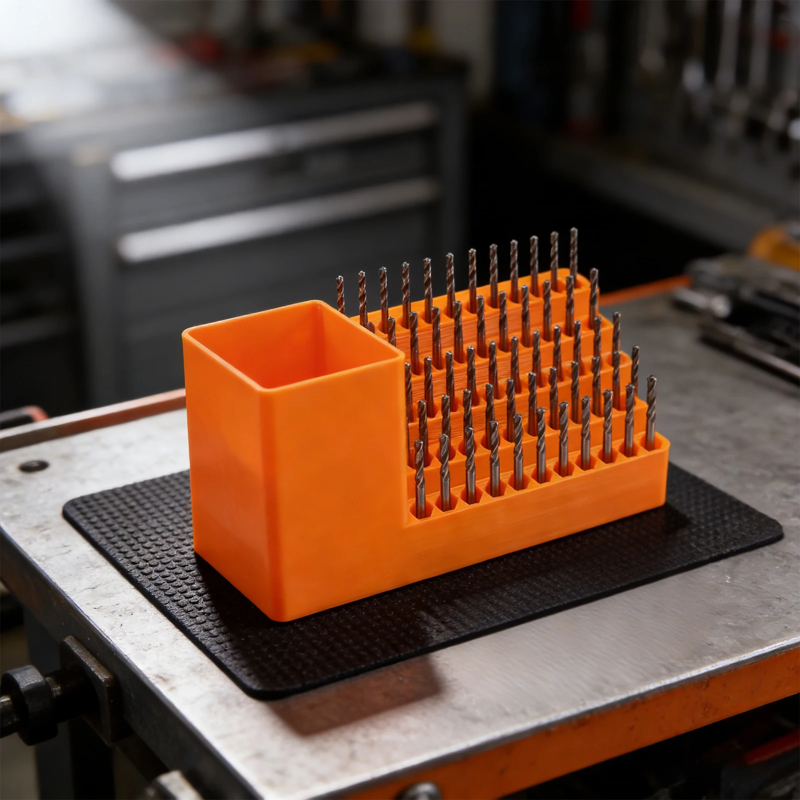50-Hole Milling Cutter Drill Holder 1/4 Inch Screwdriver Bit Holder Toolboxes Light Weight Plastic Tool Box for Garage Workshop
50-Hole Milling Cutter Drill Holder 1/4 Inch Screwdriver Bit Holder Toolboxes Light Weight Plastic Tool Box for Garage Workshop