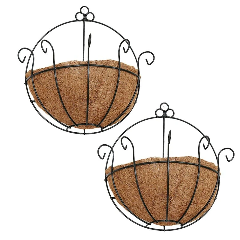 ABRE-2 PCS Iron Wall Hanging Gentleman Basket 25Cm Semi-Circular Plant Flower Wall Hanging Bracket Plant Hanger Decoration Suita
ABRE-2 PCS Iron Wall Hanging Gentleman Basket 25Cm Semi-Circular Plant Flower Wall Hanging Bracket Plant Hanger Decoration Suita