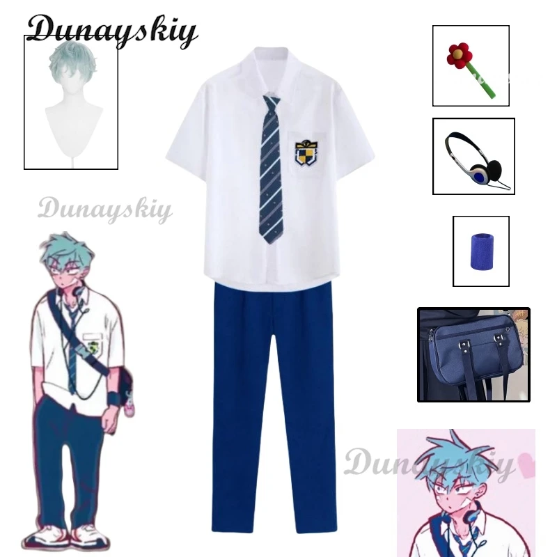 Alien Stage Till Luka School Uniform Cosplay Costume Wig White Shirt Pant Anime Game Character Outfit Stage Performance
Alien Stage Till Luka School Uniform Cosplay Costume Wig White Shirt Pant Anime Game Character Outfit Stage Performance