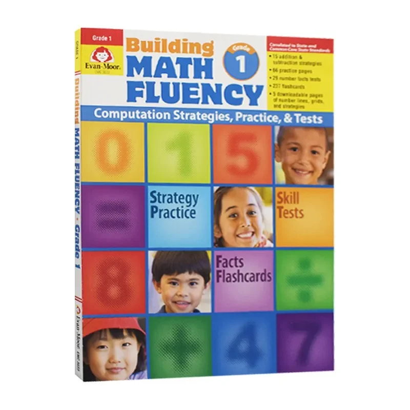Evan-Moor Building Math Fluency: Grade 1 Workbook,aged 5 6 7 8, English book 9781596732568
Evan-Moor Building Math Fluency: Grade 1 Workbook,aged 5 6 7 8, English book 9781596732568