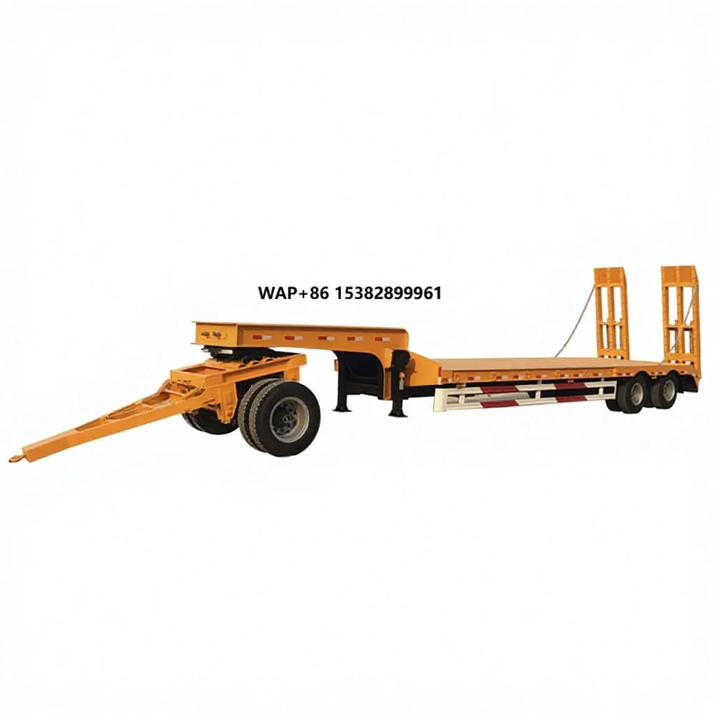2 Axles 35tons Loader Capacity Gooseneck Low Bed Semi Truck Trailer with Towing Dolly
2 Axles 35tons Loader Capacity Gooseneck Low Bed Semi Truck Trailer with Towing Dolly
