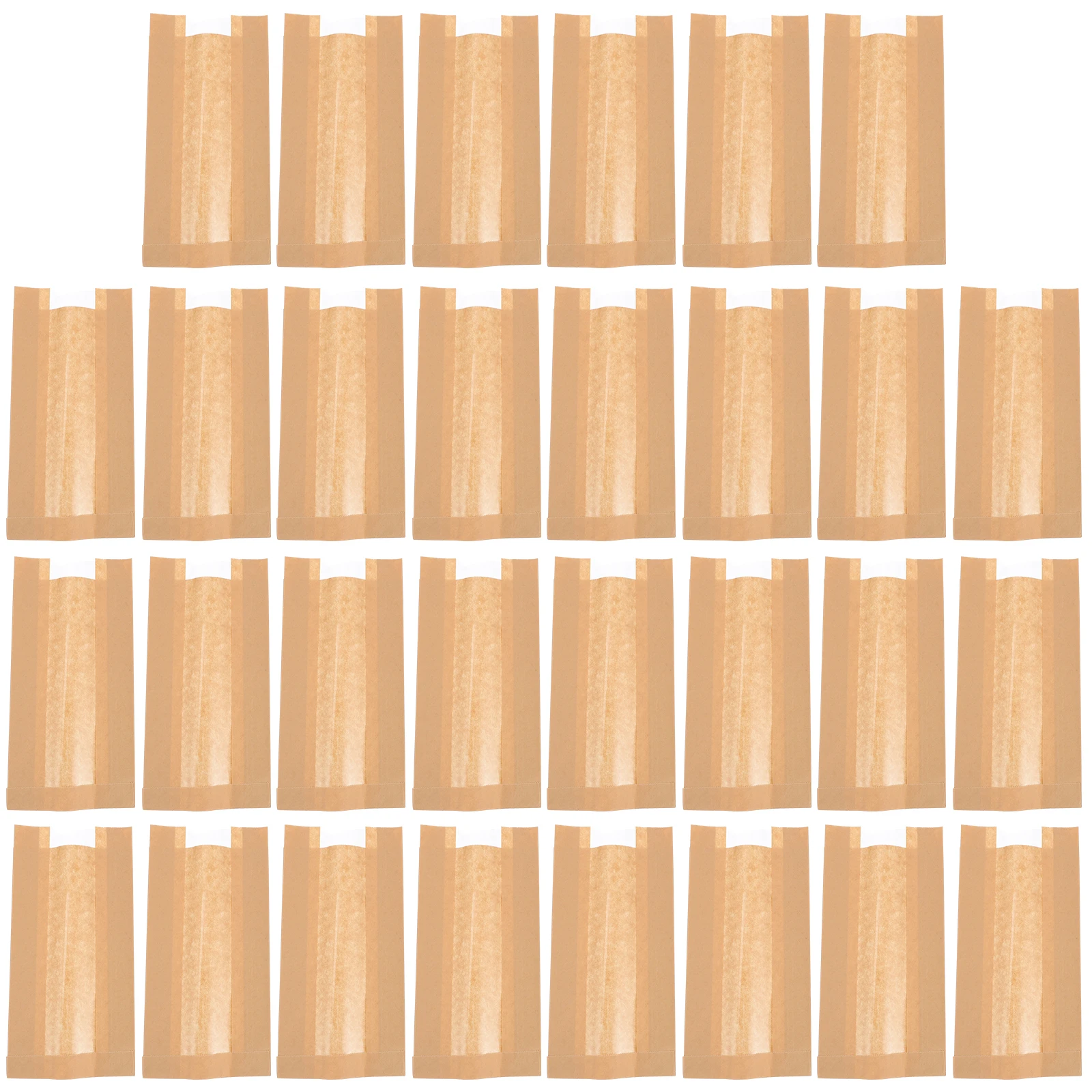 30pcs Kraft Paper Bread Bags Reusable Lunch Donuts Storage Pouches Oil Proof Packaging Grease Resistance Folding Design Bakery
30pcs Kraft Paper Bread Bags Reusable Lunch Donuts Storage Pouches Oil Proof Packaging Grease Resistance Folding Design Bakery
