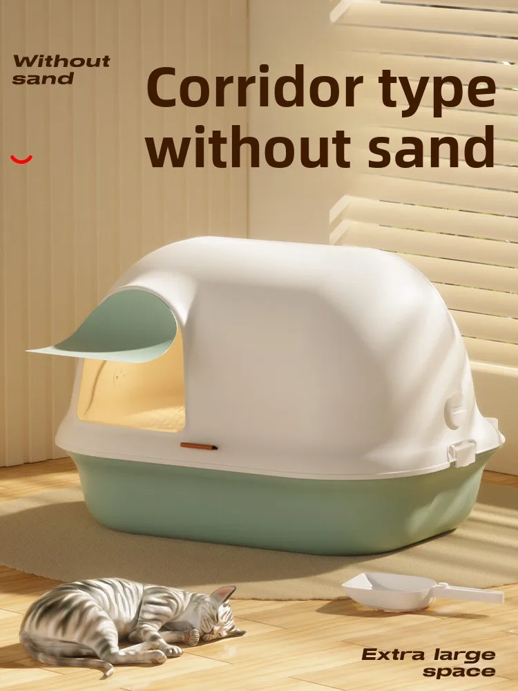 Large Size Litter Box Corridor pe Full Enclosure Toilet Long for Kittens Anti-Spla Sand Pan Toilet
Large Size Litter Box Corridor pe Full Enclosure Toilet Long for Kittens Anti-Spla Sand Pan Toilet