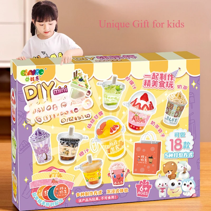 DIY Mini Milk Tea Cup Set for Children and Girls Handmade Creative Cream Gel Material Package for Girls Toys
DIY Mini Milk Tea Cup Set for Children and Girls Handmade Creative Cream Gel Material Package for Girls Toys