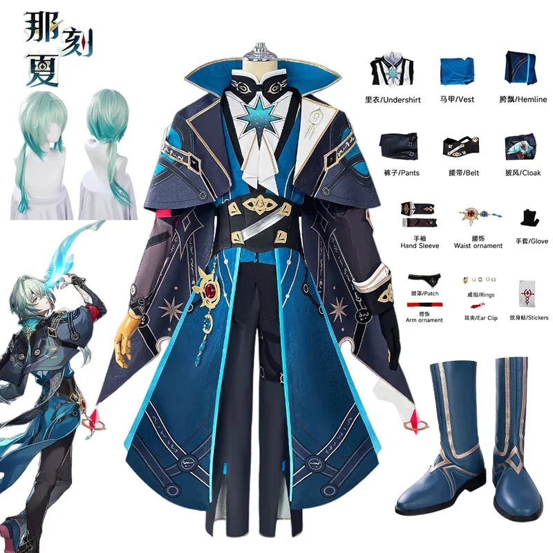 Anaxa Cosplay Costume Anaxagoras Wig Game Honkai: Star Rail Roleplay The Foolish Clothes Halloween Party Game Expo Uniform Set
Anaxa Cosplay Costume Anaxagoras Wig Game Honkai: Star Rail Roleplay The Foolish Clothes Halloween Party Game Expo Uniform Set