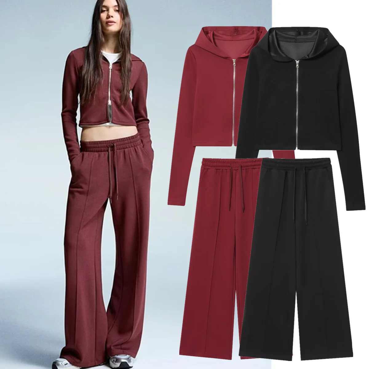 Jenny&Dave French Minimalist Solid Color Hoodie Sweatshirt And Harem Pants Set Woman Clothes Pant Sets New Two Piece Set Women's
Jenny&Dave French Minimalist Solid Color Hoodie Sweatshirt And Harem Pants Set Woman Clothes Pant Sets New Two Piece Set Women's