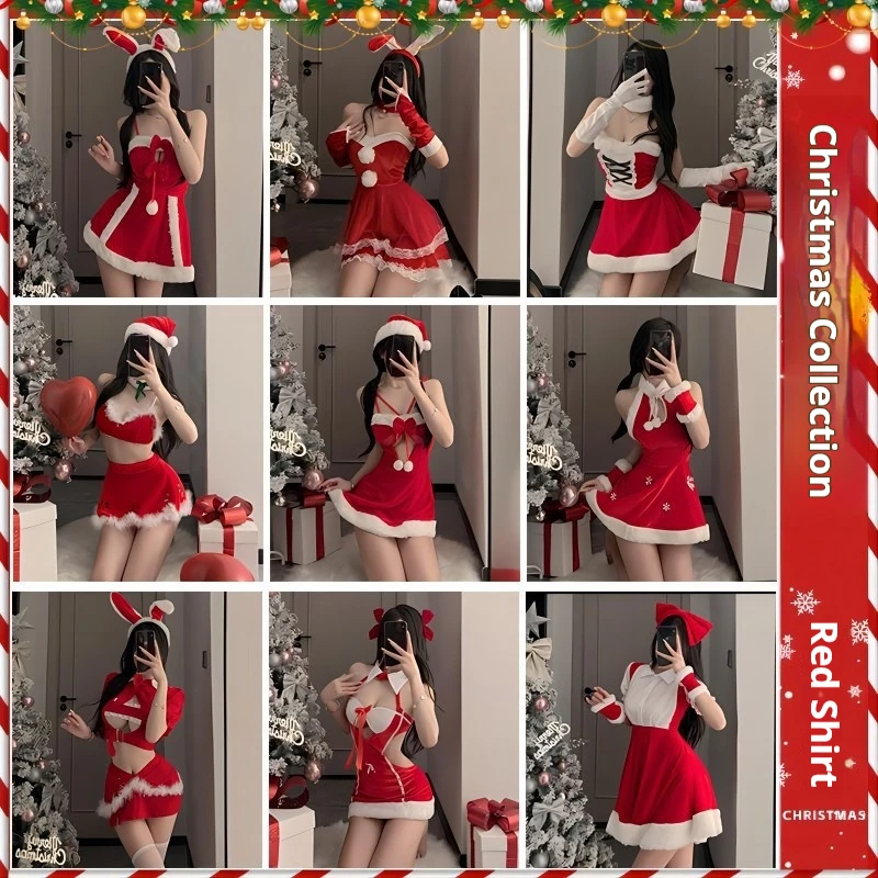2025 Sexy Christmas Cosplay Lingerie Women Underwear Red Lace Feather Dress Babydoll Nightgown Sleepwear Sexy Role Play Outfit
2025 Sexy Christmas Cosplay Lingerie Women Underwear Red Lace Feather Dress Babydoll Nightgown Sleepwear Sexy Role Play Outfit