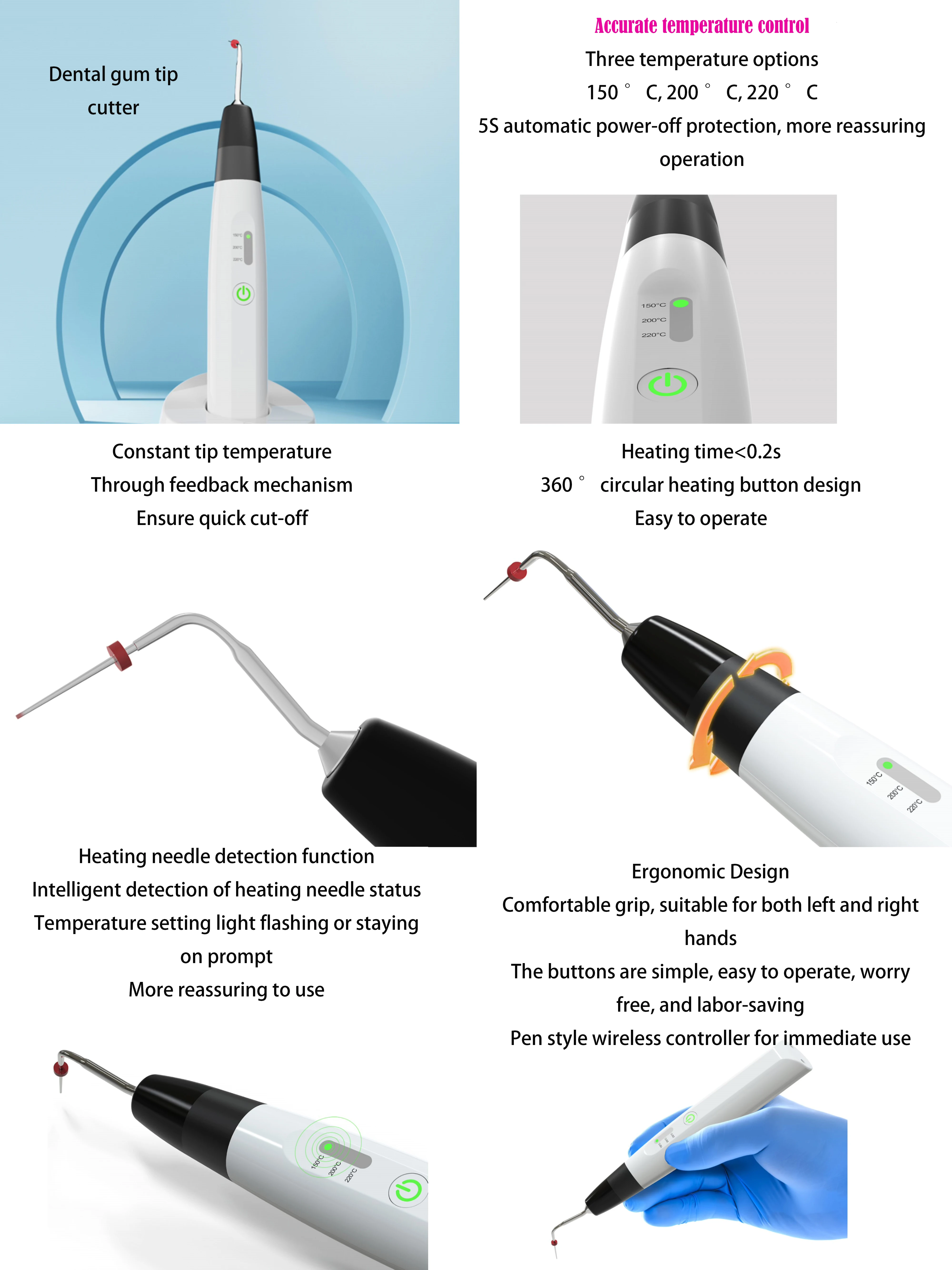 1Pc Dental Cordless Gutta Percha Cutter 0-30mm Measuring Scale Stainless Steel Endodontic Trimmer Root Canal Dental Lab Tool
1Pc Dental Cordless Gutta Percha Cutter 0-30mm Measuring Scale Stainless Steel Endodontic Trimmer Root Canal Dental Lab Tool