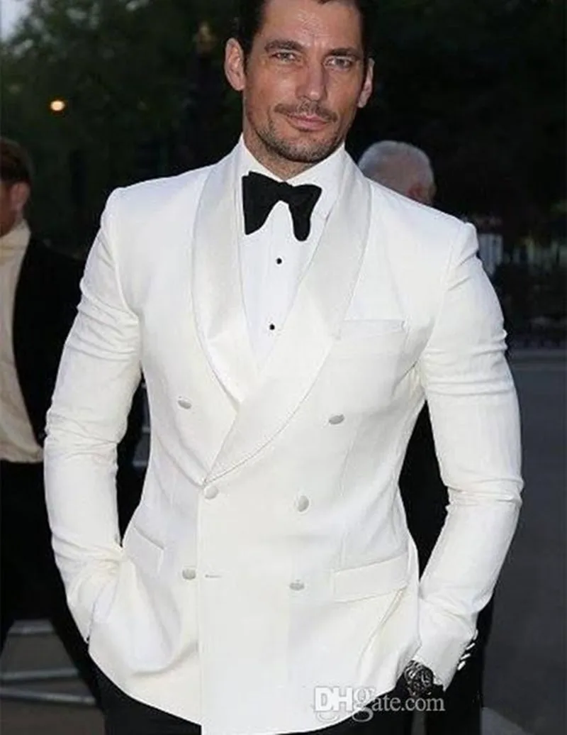 White Double Breasted Blazer for Men Solid Slim Fit Men Suit Jacket Smoking Jacket 1 Piece Italian Style Fashion Coat for Party
White Double Breasted Blazer for Men Solid Slim Fit Men Suit Jacket Smoking Jacket 1 Piece Italian Style Fashion Coat for Party