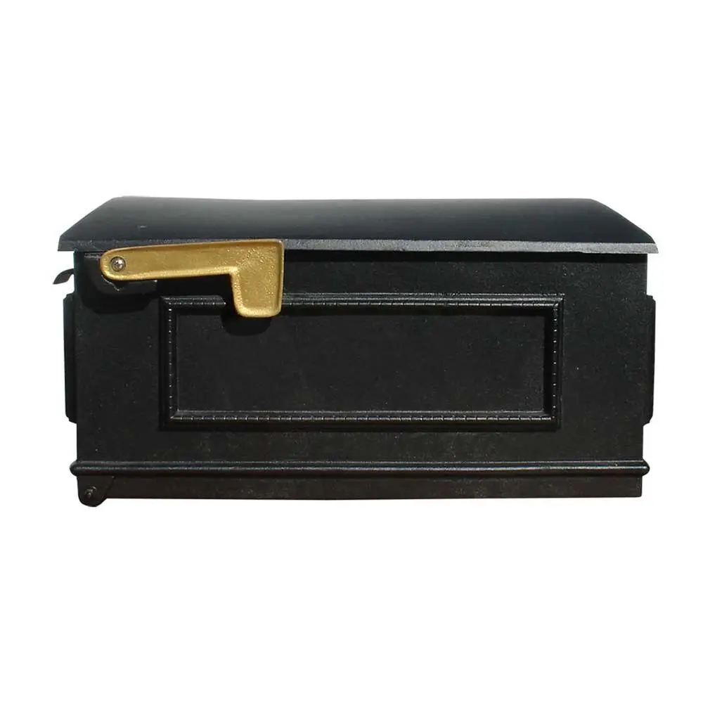 Lewiston Cast Aluminum Post Mount Mailbox, Black
Lewiston Cast Aluminum Post Mount Mailbox, Black