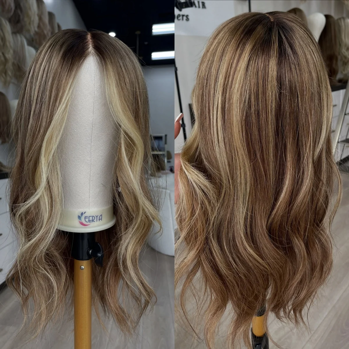 22-дюймовый омбре медовый блондин мелирование объемная волна роскошный синтетический парик фронта шнурка парик высокого качества мягкий реалистичный вид линия волос
22-дюймовый омбре медовый блондин мелирование объемная волна роскошный синтетический парик фронта шнурка парик высокого качества мягкий реалистичный вид линия волос