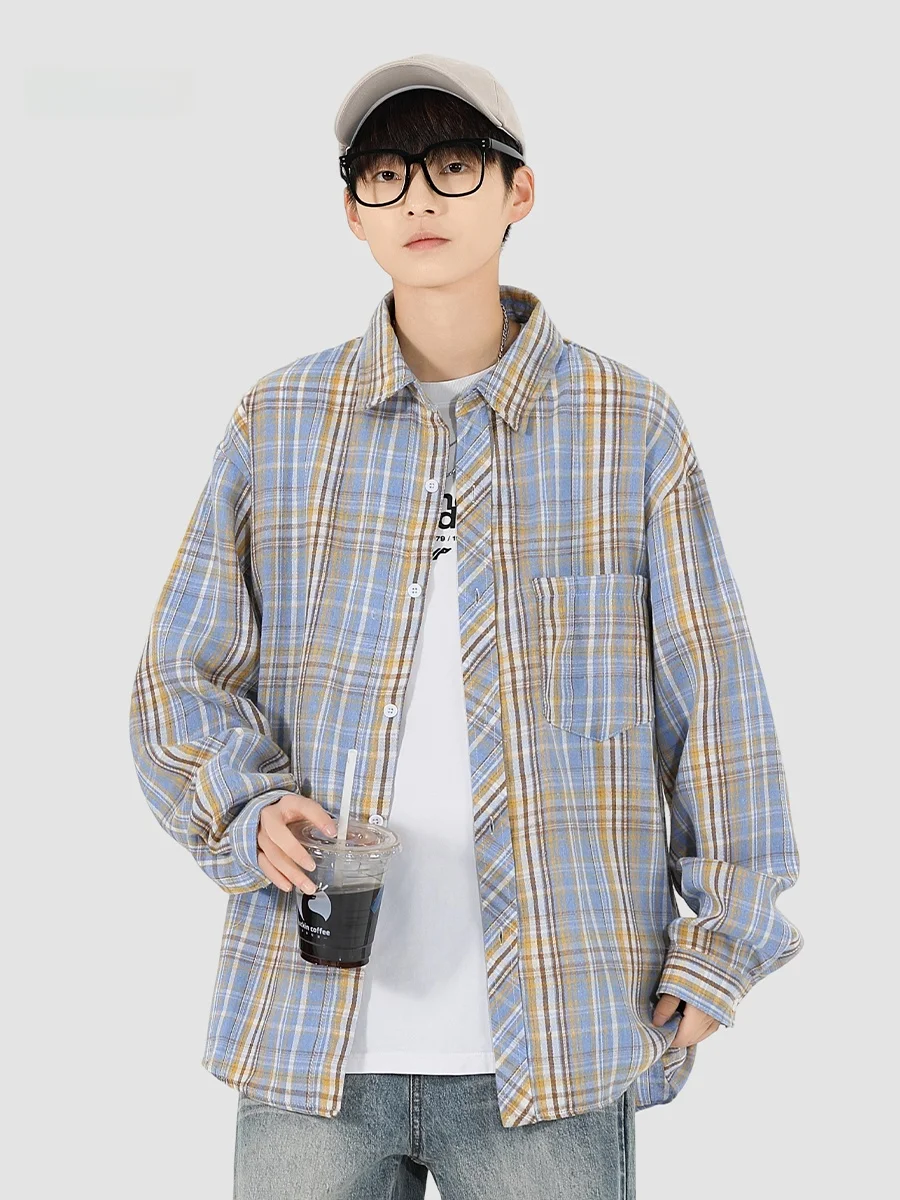 Men's Plaid Flannel irt Long Sve Thi Warmth Retro American Casual Wear Winter Outerwear Button up Ci Walk Polyester ...
Men's Plaid Flannel irt Long Sve Thi Warmth Retro American Casual Wear Winter Outerwear Button up Ci Walk Polyester ...