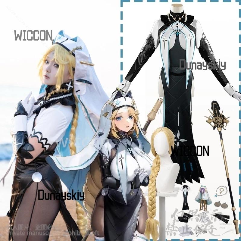 Anime Game Goddess Of Victory NIKKE Cosplay Princess Sexy Backless Nun Dress Gothic Punk Lolita Halloween Hat Props Customized
Anime Game Goddess Of Victory NIKKE Cosplay Princess Sexy Backless Nun Dress Gothic Punk Lolita Halloween Hat Props Customized