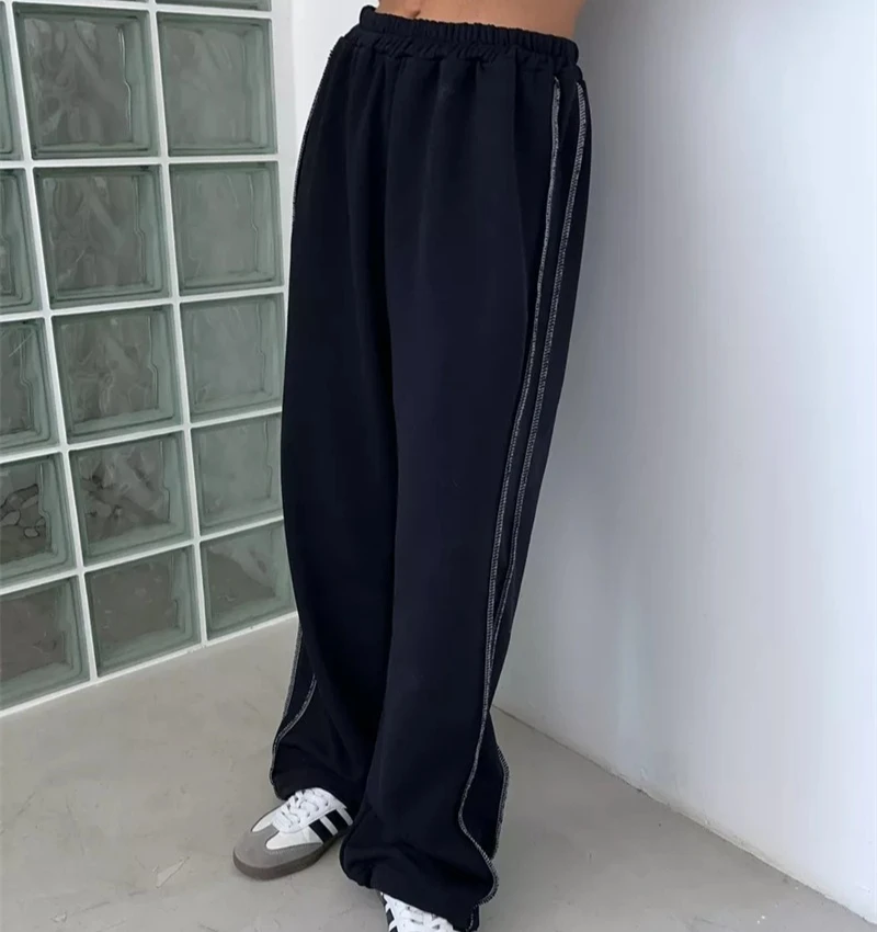 Women Pant Wide Leg Long Pants High Waist Straight Trousers Y2k Streetwear Elegant Capris Casual Loose Jogger Sweatpants 2025
Women Pant Wide Leg Long Pants High Waist Straight Trousers Y2k Streetwear Elegant Capris Casual Loose Jogger Sweatpants 2025