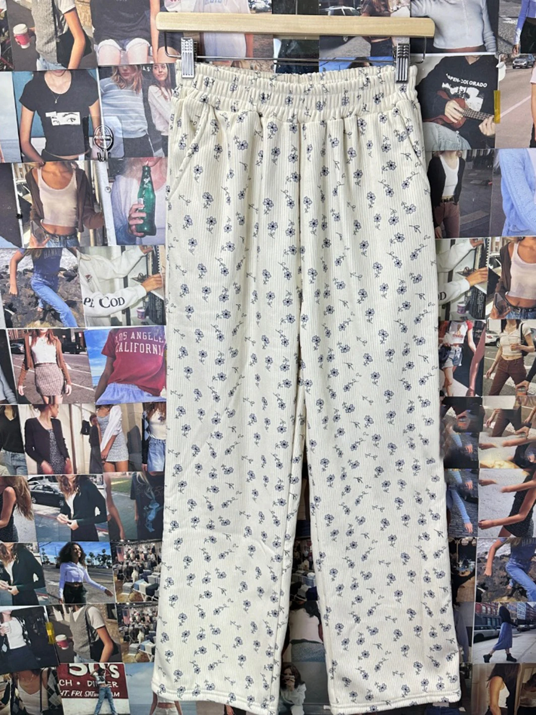 Floral Sweet Long Pants Woman Autumn Winter Warm Elastic High Waist Straight Pant Casual Cute Soft Cotton Fleece Y2k Trousers
Floral Sweet Long Pants Woman Autumn Winter Warm Elastic High Waist Straight Pant Casual Cute Soft Cotton Fleece Y2k Trousers