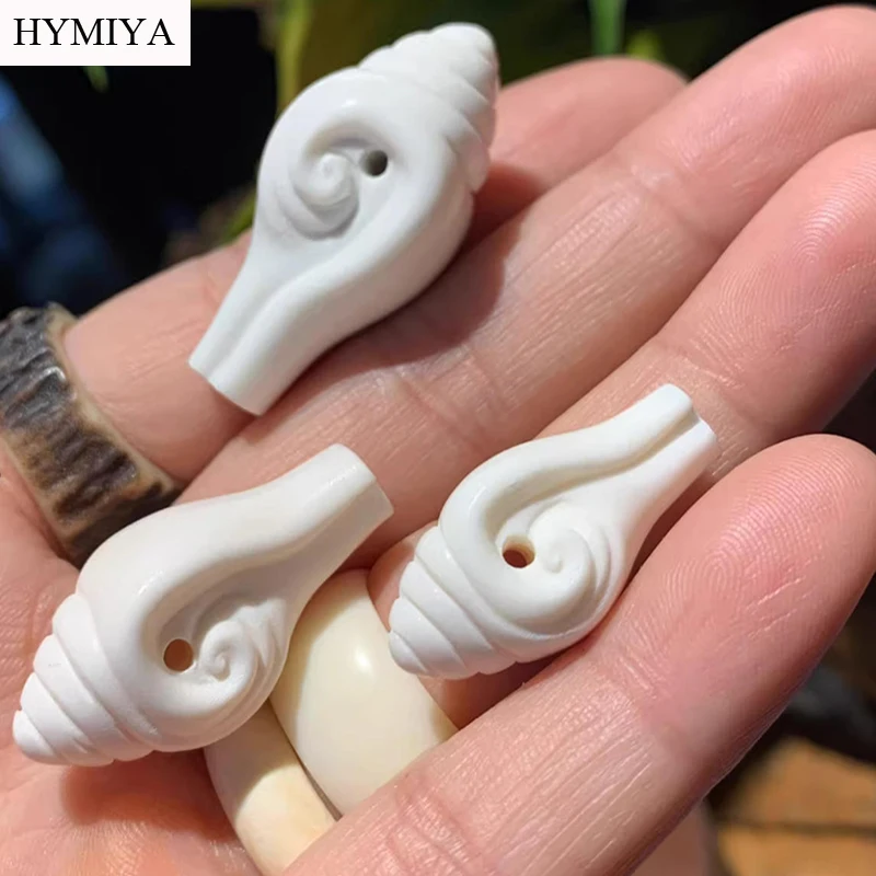 Handcrafted Tibetan Buckhorn Conch Shell Guru Beads Buddhist Prayer Three-way Bead DIY Jewelry Findings
Handcrafted Tibetan Buckhorn Conch Shell Guru Beads Buddhist Prayer Three-way Bead DIY Jewelry Findings