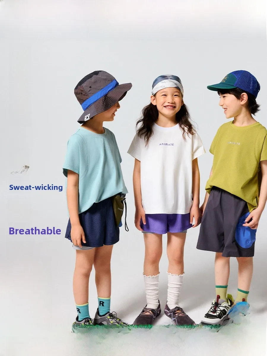 Duolovemama Summer Outdoor Children's Loose Short Sleeve T-Shirt Boys' Comfortable Versatile Hole Design Polyester Fiber
Duolovemama Summer Outdoor Children's Loose Short Sleeve T-Shirt Boys' Comfortable Versatile Hole Design Polyester Fiber