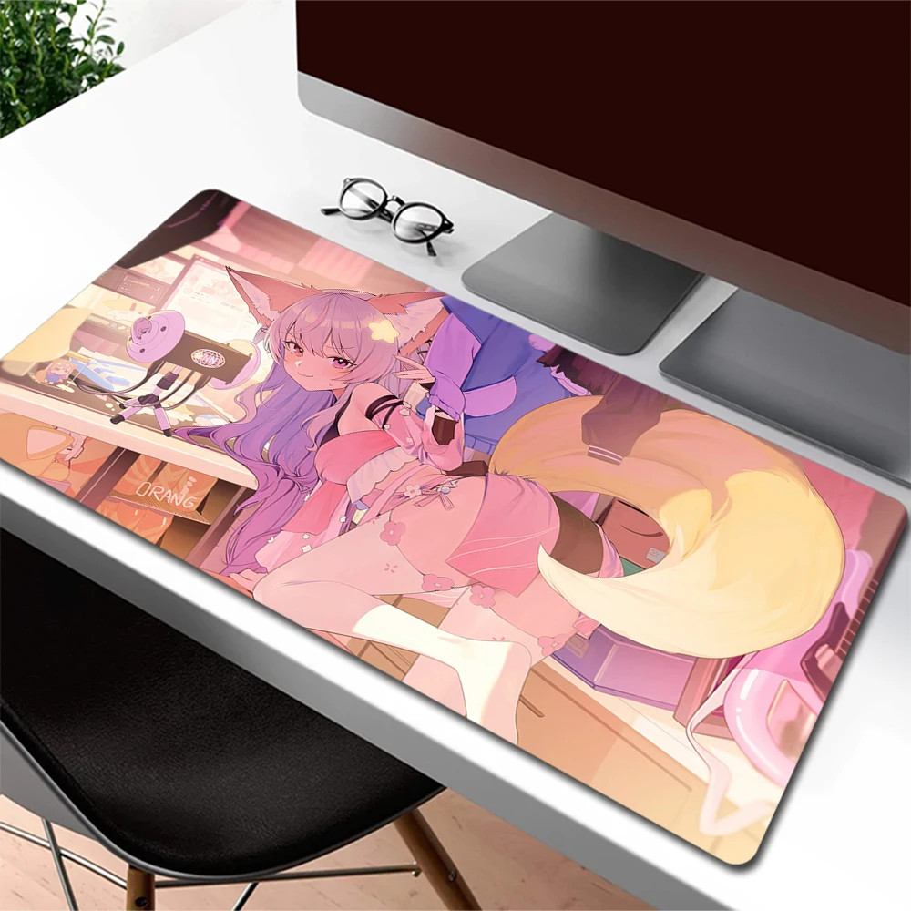 HD Print Gaming Mouse Pad Large Mousepad Gamer Kawaii Fox Anime Girl Mouse Mat Big Notebook Keyboard Pad Locking Edge Desk Mats
HD Print Gaming Mouse Pad Large Mousepad Gamer Kawaii Fox Anime Girl Mouse Mat Big Notebook Keyboard Pad Locking Edge Desk Mats