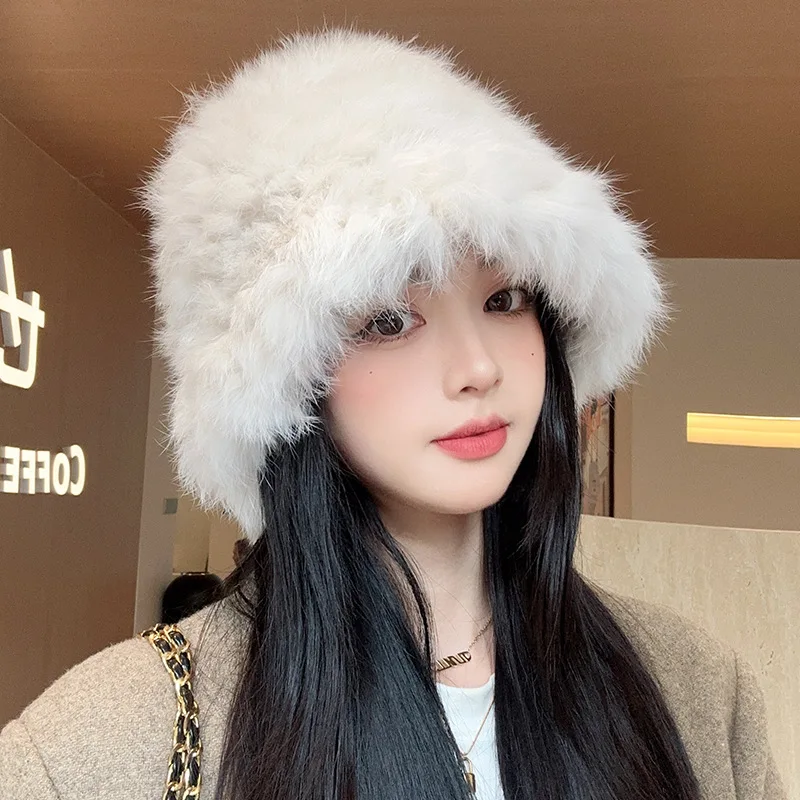 Ji из плюша для женщин, корейская мода, теплая пушистая однотонная универсальная ведро, простая холодная шапка
Ji из плюша для женщин, корейская мода, теплая пушистая однотонная универсальная ведро, простая холодная шапка